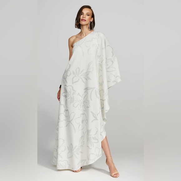 Halston Heritage Dresses & Skirts - Halston Heritage White and Gray Dress